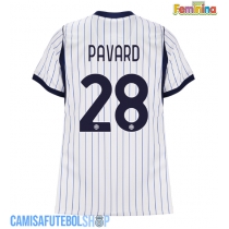 Camisa de time de futebol Inter Milan Benjamin Pavard #28 Replicas 2º Equipamento Feminina 2026-27 Manga Curta